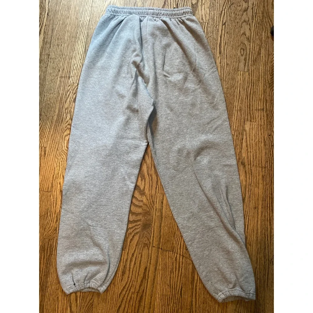 Gildan Heavy Blend Rowing Graphic Sweatpants Mens Medium Gray Joggers Collegiate